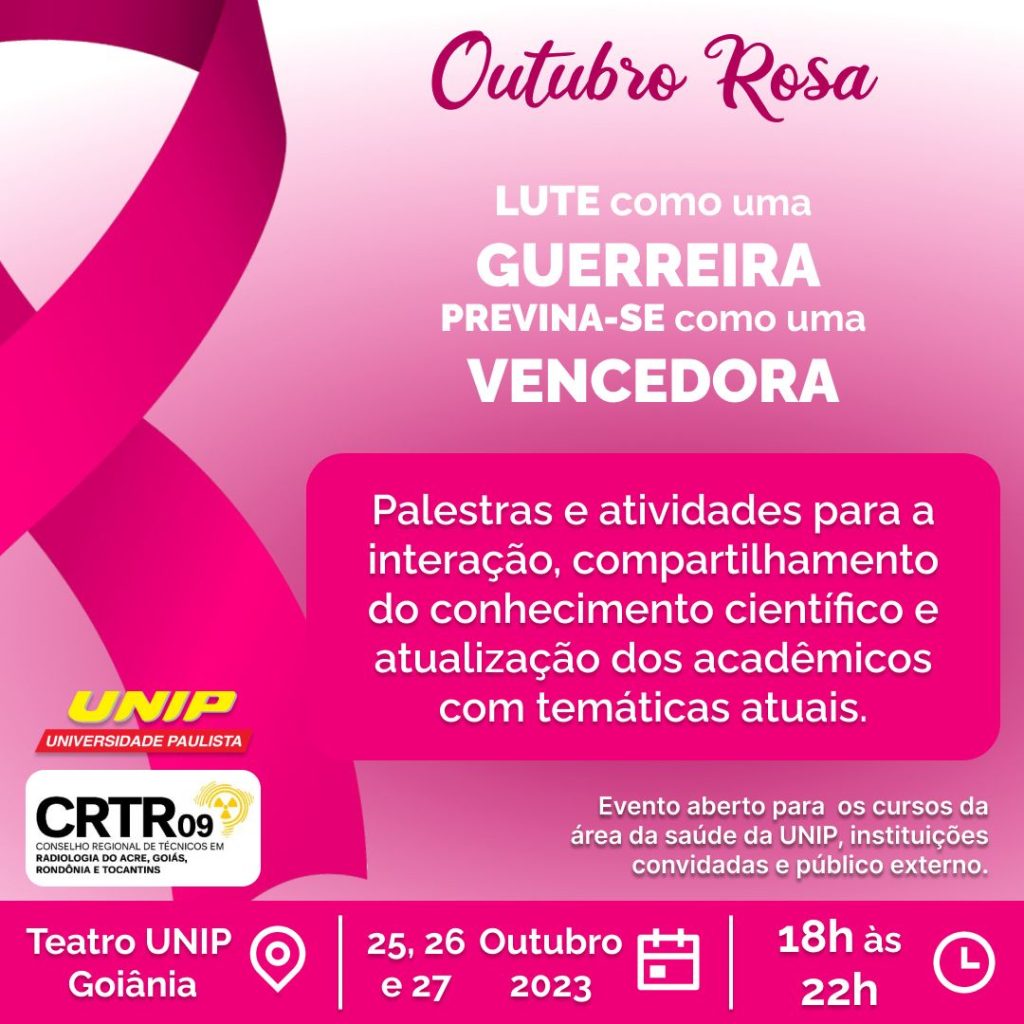 Evento Outubro rosa: conscientização e prevenção – CRTR9